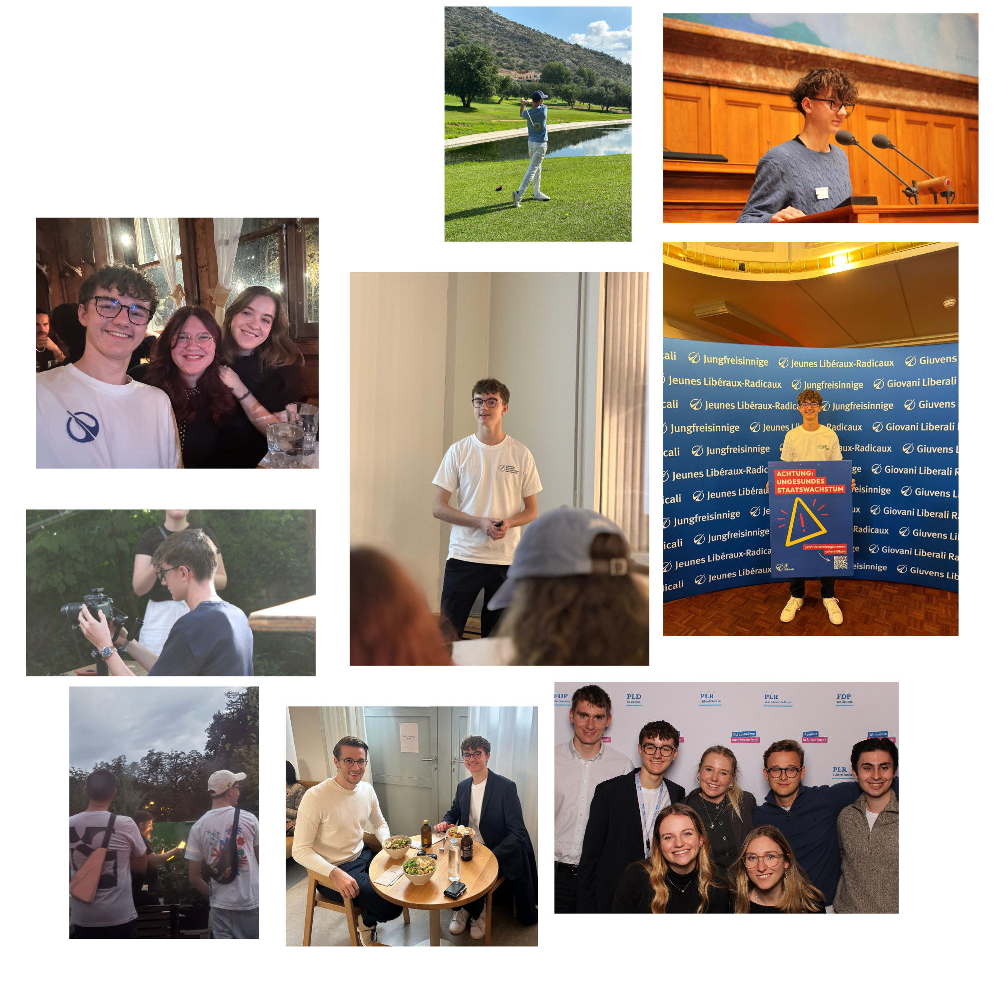 Collage über Pauls Hobbys